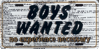 LPS 529 BOYS WANTED