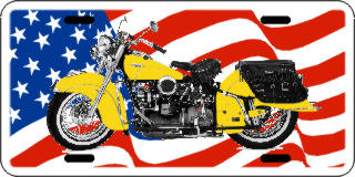 LPS 407 US FLAG/MOTORCYCLE