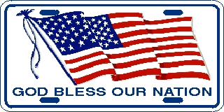 LPS 414 US FLAG god bless our nation