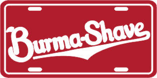 LPS 397 BURMA SHAVE